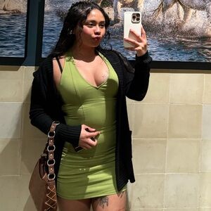 Green Bodycon Dress